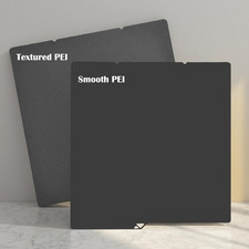 Kobra S1 Smooth Textured 3D Printer Build Plate Smooth+Textured PEI (Black) picture