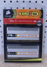 New NOS 4GB 2x2GB PC3-10666 CORSAIR CM3X2048-1333C9DHX DDR3 RAM Kit Modules CAS9 picture