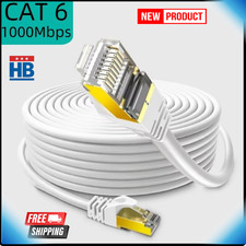 Cat 6 Flat Ethernet Cable 5M/10M/15M/20M/25M/30M High Speed RJ45 LAN Network Cab picture