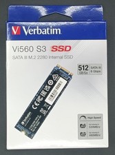 NEW Verbatim 512GB SSD Vi560 S3 Internal SSD NAND SATA III M.2 2280 picture