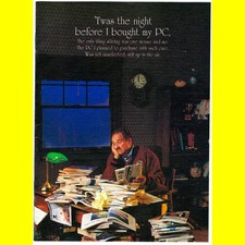 GATEWAY 2000 computer ad vertising booklet 1993 Twas The Night Before Christmas picture