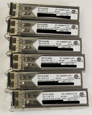 Lot of 6 Brocade 57-1000013-01 4G SW Class 1 850nm SFP Transceiver Module picture