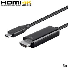 3FT USB-C 3.1 Type C to HDMI Cable Cord 4K Laptop Notebook Monitor MacBook Pro picture