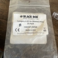 11 NOS Black Box Corporation C6Ezup-25 Cat6 Ez Unshielded Plug picture