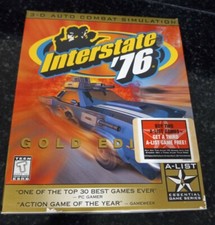 NEW SEALED Vintage Interstate 76 PC Big Retail Box Box RARE picture
