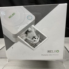 Nelko Portable Mini Printer PM230 Bluetooth Sticker Maker White NEW Sealed picture