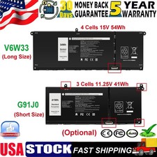 ✅G91J0/V6W33 Battery For Dell Latitude 3320 3420 3520 Inspiron 5310 5410 5415 US picture