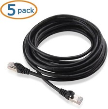 Cable Matters 10Gbps 5-Pack Snagless Short Cat 6 Ethernet Cable - 3Ft, Cat 6 Cab picture