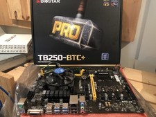 BIOSTAR TB250-BTC PRO - 8 GB Ram - Intel Celeron G3930 + Heatsink - switch+Led picture