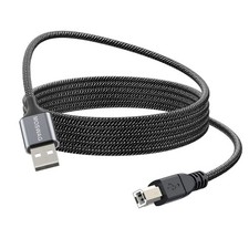 MOSWAG USB Printer Cable 6.6FT/2Meter Cord 6.6FT/2Meter, Black picture