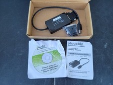 Plugable UGA-3000 USB 3.0 Multi-Display Video Adapter HDMI DVI VGA W/ Driver CD picture