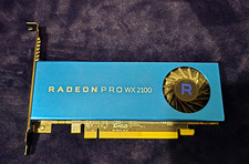 AMD Radeon Pro WX 2100 PCIe x16 Graphics Card DisplayPort Multi-Monitor Fan picture