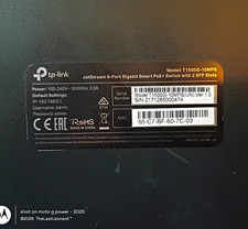 TP Link Smart Managed L2 8-Port Gigabit PoE+ 2 SFP.*No Power Adapter Included** picture