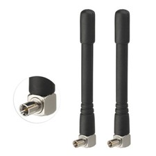 2pcs 4G LTE TS9 Male Mini Antennas Right Angle for Mobile Hotspot Routers picture