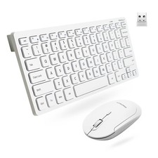 Macally Small Wireless Keyboard and Mouse Combo - Essential Work Duo - 2.4G W... picture