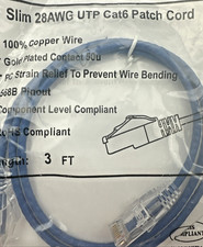 Panduit UTP28SP5BU Cat6 3ft Blue RJ45 Patch Cable picture