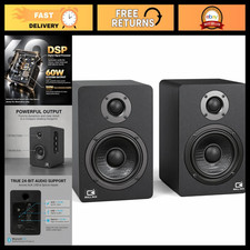 60W Bluetooth Computer Speakers for Desktop & Laptop, 2.0 Stereo, USB-C DAC, AUX picture