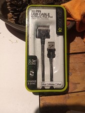 Mizco iessentials USB Sync Cable for iPod/iPhone (Black) picture
