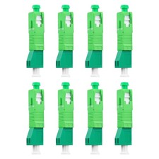 8 PCS Single Mode 9/125um SC/APC Male To LC/APC Female Hybrid Optic Adapter picture