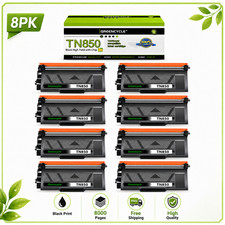 8 Pack TN850 Toner fits for Brother HL-L6400DW L6400DWT DCP-L5650DN MFC-L6700DW picture