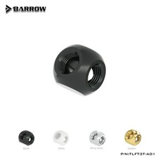 Barrow G1/4 Thread 3 Way Ball Splitters Fitting Adapter Water Cooling TLFT3T-A01 picture