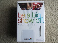 Brand New General Imaging PJ205 IPICO Hand-Held LED Projector for iPod & iPhone picture