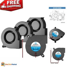 High Performance 12V Blower Fan 50mm - Lightweight, Efficient Cooling Pack of 4 picture
