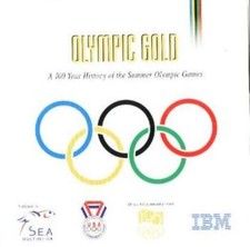 Olympic Gold PC CD research 100 years history of summer games competition 1995 picture