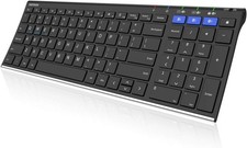 Universal 2.4G Wireless Bluetooth Touch TV Keyboard Multi-Device Media Control picture