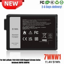 ✅LOT 7WNW1 P85G001 Battery Dell Latitude 5420 5424 7424 RUGGED EXTREME 51Wh picture