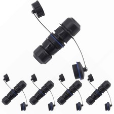 ANMBEST 5PCS Panel Mounting RJ45 Waterproof Connector Cat5/5e/6 Ethernet LAN ... picture