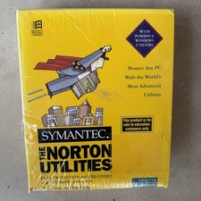 Norton Utilities 8.0 Vintage Software Symantec Windows DOS Tools EDU Version NOS picture
