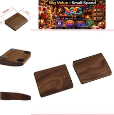 2 Pcs Mini Walnut Wood Wrist Rest Portable Ergonomic for Mechanical Keyboard picture