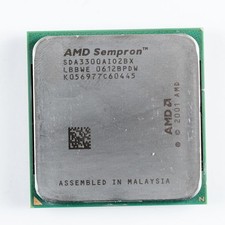 AMD Sempron 3300+ SDA3300AIO2BX Socket 754 2GHz Palermo 128KB 90nm 59W Processor picture