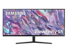 Samsung 34” Ultrawide Monitor S5 S50GC WQHD 100Hz HDMI FreeSync Flat picture