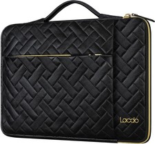 Elegant Black Laptop Sleeve Case 360° Protection for 15