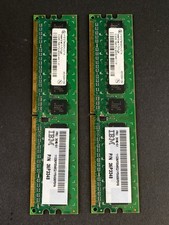 2x Infineon 512MB DDR2-533 PC2-4200E ECC Server RAM HYS72T64000HU picture