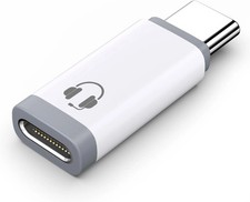 USB C to Lightning Audio Adapter, C Male Female White picture