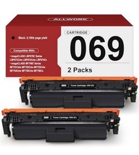 Cannon 069 Toner - 2 Pack Cartridge Set Replacement with Chip- 2 Cartridges picture