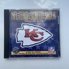 NFL Team screen Saver Kansas City Chiefs CD Rom For Windows Vintage  90s A11 picture