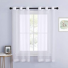  Sheer Curtains 63 inch Length - Grommet Living 37