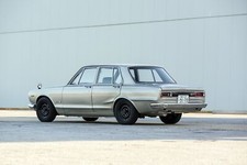 Cars 1970 nissan skyline 2000gt r sedan pgc10 muscle Desk Mat Stitched picture