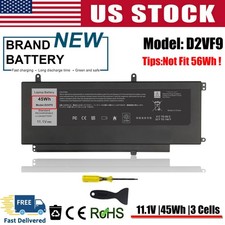 New FOR Dell D2VF9 Inspiron 15 7547 15 7548 PXR51 45Wh 3 Cell Laptop Battery picture