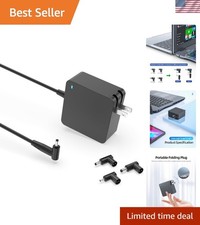 65W Asus Laptop Charger with 4 Detachable Connectors - Reliable Power Supply picture