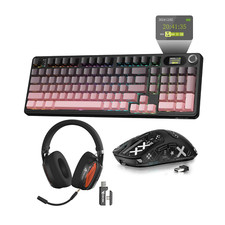 Attack Shark Triple-Mode Hot-swappable Gaming Keyboard, Mouse, and Headset Set picture
