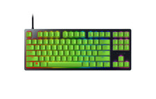 Razer Huntsman Keyboard Tournament Edition Green Key Caps Certified Refurbished picture
