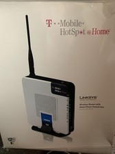 Linksys T-Mobile HotSpot ,wireless Router With Home Phone Connection.no Ac Adapt picture