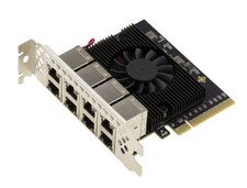 Pcie Card 8 Ports Rj45 Gigabit Lan Ethernet 10 100 1000 1G Realtek Rtl8111h picture