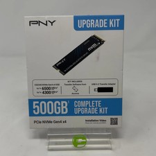New PNY 2280mm Complete Upgrade Kit 500GB M.2 NVMe Gen 4.0 x 4 SSD picture