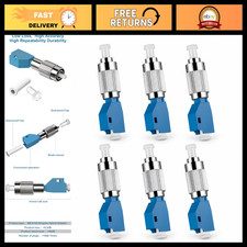 6Pcs FC Male to LC Female Fiber Optic Adapter, Single Mode Simplex Connector picture